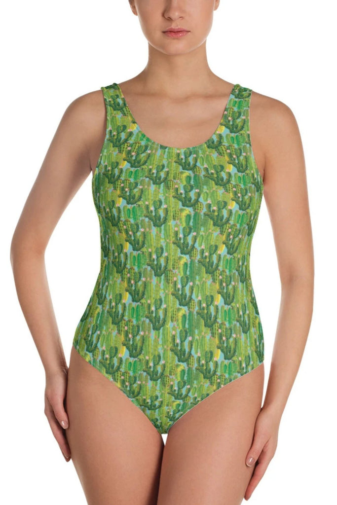 Cactus Print Swimsuit