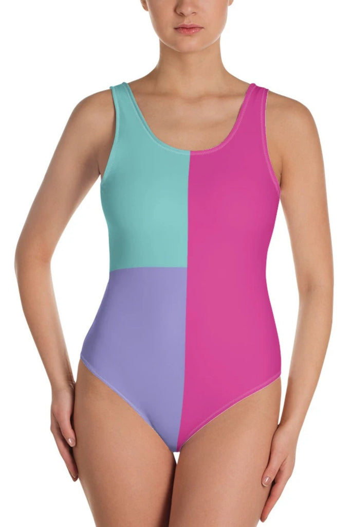 Colour Block Swimsuit